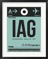 Framed IAG Niagara Falls Luggage Tag II