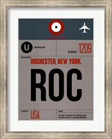 Framed ROC Rochester Luggage Tag I