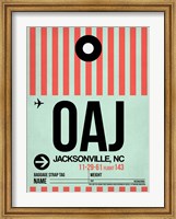 Framed OAJ Jacksonville Luggage Tag I