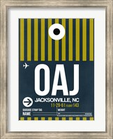 Framed OAJ Jacksonville Luggage Tag II