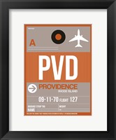Framed PVD Providence Luggage Tag II