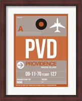 Framed PVD Providence Luggage Tag II