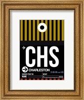 Framed CHS Charleston Luggage Tag I