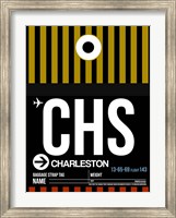 Framed CHS Charleston Luggage Tag I