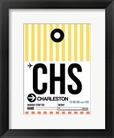 Framed CHS Charleston Luggage Tag II