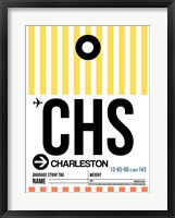 Framed CHS Charleston Luggage Tag II