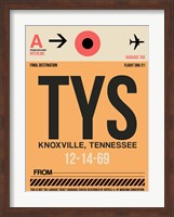 Framed TYS Knoxville Luggage Tag I
