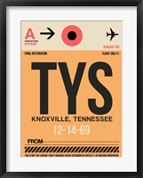 Framed TYS Knoxville Luggage Tag I