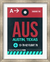Framed AUS Austin Luggage Tag II