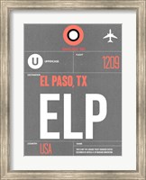 Framed ELP El Paso Luggage Tag II