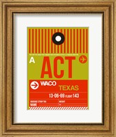 Framed ACT Waco Luggage Tag I