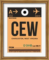 Framed CEW Charleston Luggage Tag II