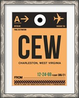 Framed CEW Charleston Luggage Tag II