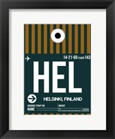 Framed HEL Helsinki Luggage Tag II