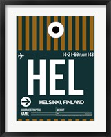 Framed HEL Helsinki Luggage Tag II