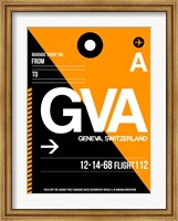 Framed GVA Geneva Luggage Tag II