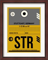 Framed STR Stuttgart Luggage Tag I