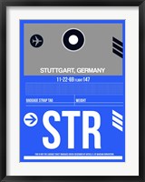 Framed STR Stuttgart Luggage Tag II
