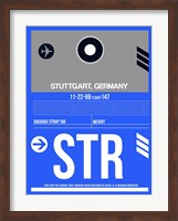 Framed STR Stuttgart Luggage Tag II