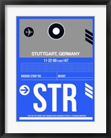 Framed STR Stuttgart Luggage Tag II