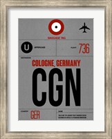 Framed CGN Cologne Luggage Tag I