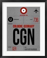 Framed CGN Cologne Luggage Tag I