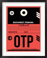 Framed OTP Bucharest Luggage Tag I