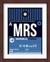 Framed MRS Marseille Luggage Tag II
