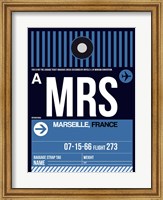 Framed MRS Marseille Luggage Tag II