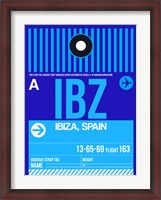 Framed IBZ Ibiza Luggage Tag II