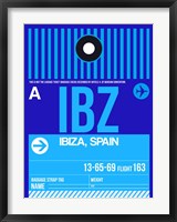 Framed IBZ Ibiza Luggage Tag II