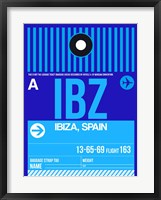 Framed IBZ Ibiza Luggage Tag II