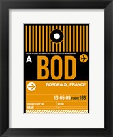 Framed BOD Bordeaux Luggage Tag II