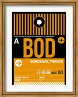 Framed BOD Bordeaux Luggage Tag II