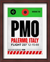 Framed PMO Palermo Luggage Tag I