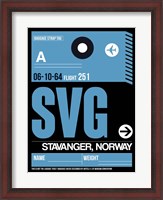 Framed SVG Stavanger Luggage Tag II