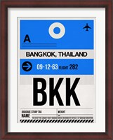 Framed BKK Bangkok Luggage Tag II
