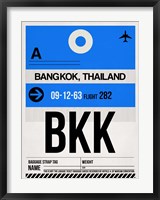 Framed BKK Bangkok Luggage Tag II