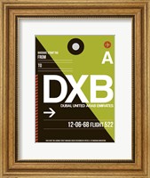 Framed DXB Dubai Luggage Tag II