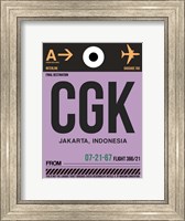 Framed CGK Jakarta Luggage Tag I