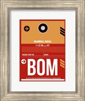 Framed BOM Mumbai Luggage Tag II