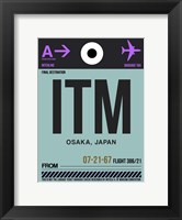 Framed ITM Osaka Luggage Tag II