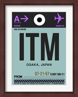 Framed ITM Osaka Luggage Tag II