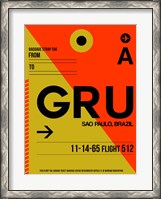 Framed GRU Sao Paulo Luggage Tag II