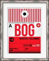 Framed BOG Bogota Luggage Tag I