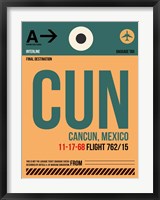 Framed CUN Cuncun Luggage Tag I