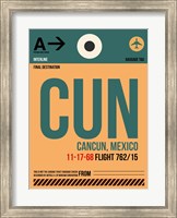 Framed CUN Cuncun Luggage Tag I