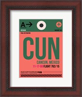 Framed CUN Cuncun Luggage Tag II