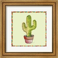 Framed Rainbow Cactus II