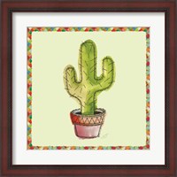 Framed Rainbow Cactus II